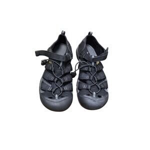Keen Youth Black/Gray Hiking Beach Vacation Closed-Toe Sport Sandals Size 6